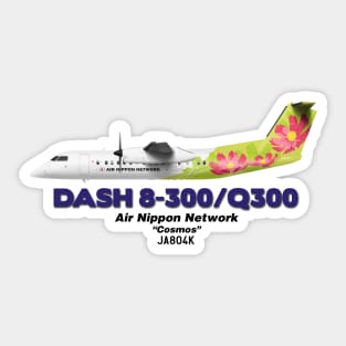 DeHavilland Canada Dash 8-300/Q300 - Air Nippon Network "Cosmos" Sticker